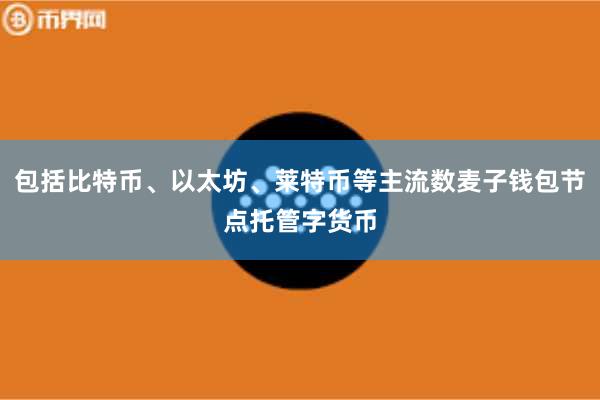 包括比特币、以太坊、莱特币等主流数麦子钱包节点托管字货币